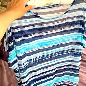 5For$15 Mesh material size unknown woman’s top